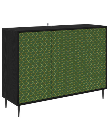 Credenza GELEEN Rovere Nero 102 x 33 x 76 cm