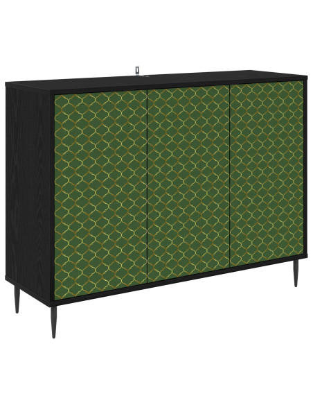 Credenza GELEEN Rovere Nero 102 x 33 x 76 cm