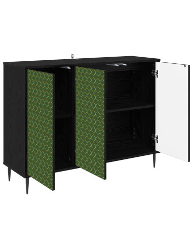 Credenza GELEEN Rovere Nero 102 x 33 x 76 cm
