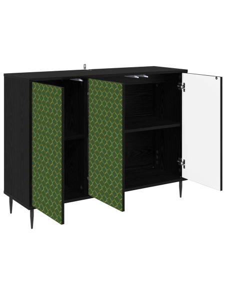 Credenza GELEEN Rovere Nero 102 x 33 x 76 cm