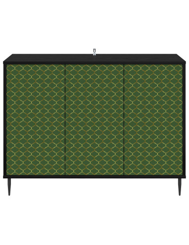Credenza GELEEN Rovere Nero 102 x 33 x 76 cm