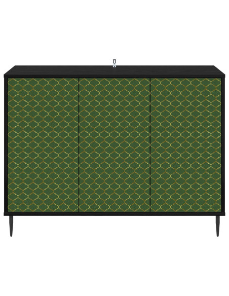 Credenza GELEEN Rovere Nero 102 x 33 x 76 cm