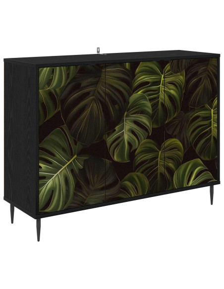 Credenza ELBURG Rovere Nero 102 x 33 x 76 cm