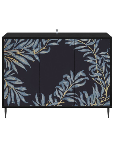 Credenza DOKKUM Rovere Nero 102 x 33 x 76 cm