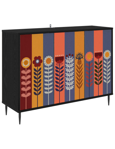 Credenza ESSEN Rovere Nero 102 x 33 x 76 cm