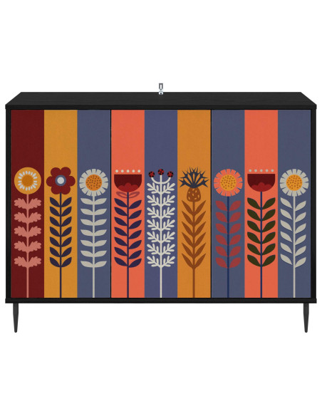 Credenza ESSEN Rovere Nero 102 x 33 x 76 cm
