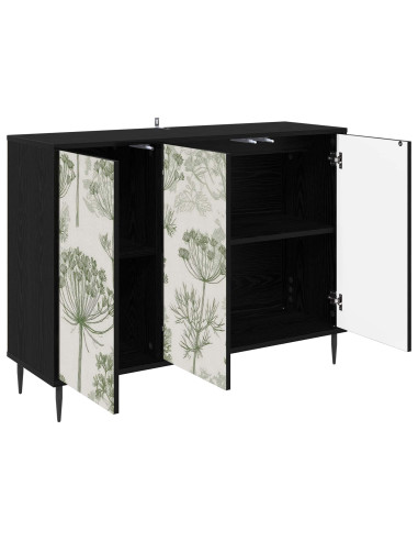 Credenza GOTHA Rovere Nero 102 x 33 x 76 cm