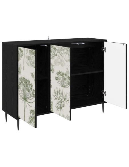 Credenza GOTHA Rovere Nero 102 x 33 x 76 cm