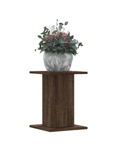 Supporti per Piante 2 pz Rovere Marrone 30x30x40 cm Truciolato