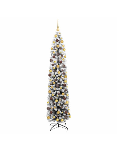 Albero di Natale artificiale con 300 LED Verde 180 cm