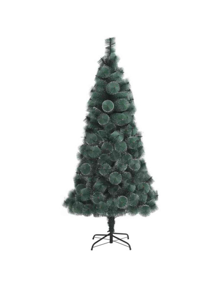 Albero di Natale Artificiale Pre-illuminato con Set di Palline