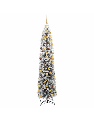 Albero di Natale artificiale con 300 LED Verde 210 cm