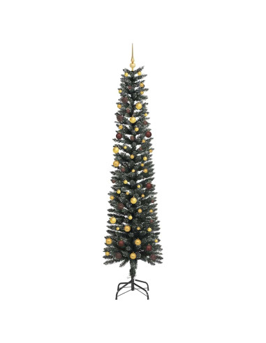 Albero di Natale artificiale con 300 LED Verde 240 cm