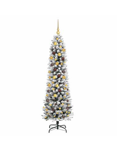 Albero di Natale artificiale Bianco 210 cm