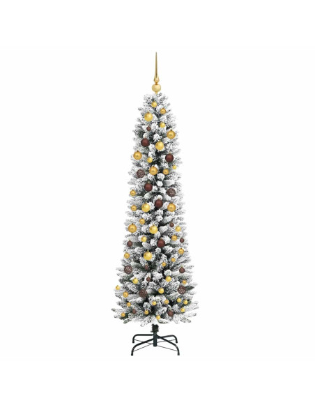 Albero di Natale artificiale Bianco 210 cm