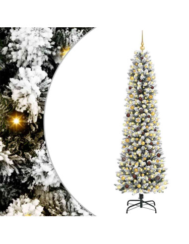 Albero di Natale artificiale Bianco 240 cm