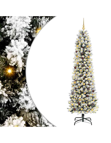 Albero di Natale artificiale Bianco 240 cm