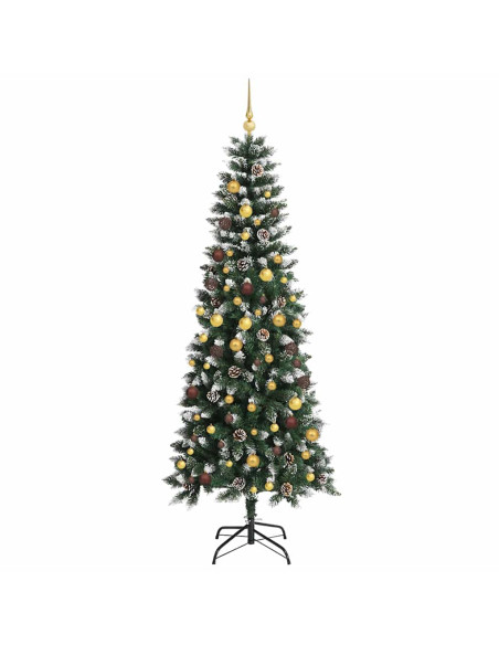 Albero di Natale artificiale con 300 LED Verde 240 cm