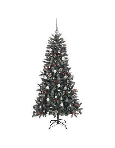 Albero di Natale artificiale con 300 LED Verde 210 cm