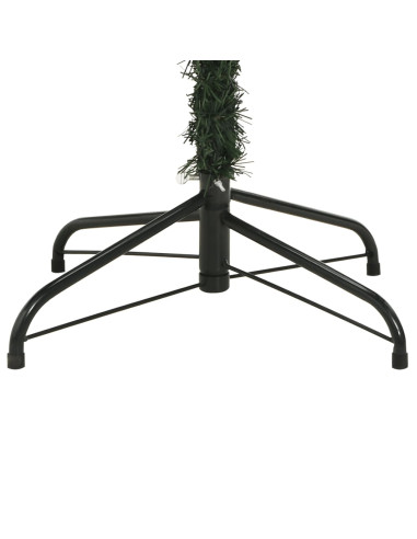 Albero di Natale Artificiale Incernierato con Pigne 210 cm