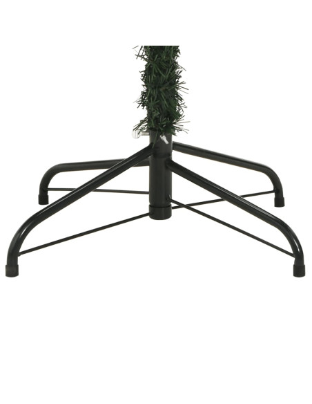 Albero di Natale Artificiale Incernierato con Pigne 210 cm