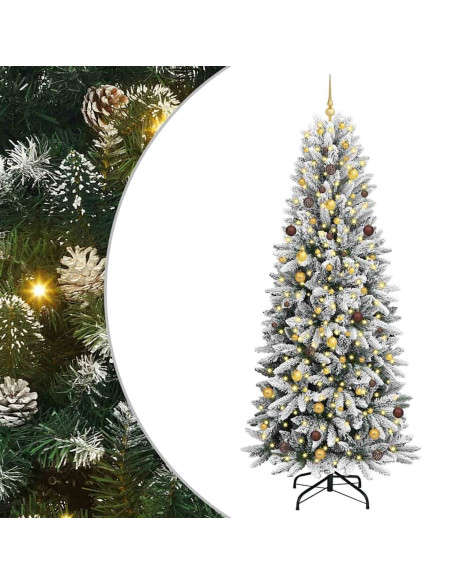 Albero di Natale artificiale Bianco 240 cm