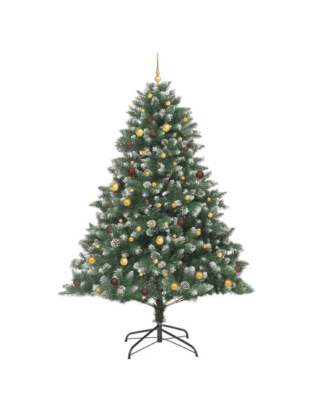 Albero di Natale artificiale con 300 LED Verde 240 cm