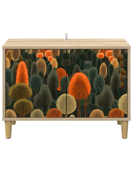 Mobile TV ZAANDAM 69 x 33 x 50 cm Sonoma Legno ingegnerizzato