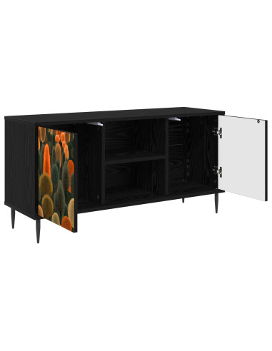 Mobile TV ZAANDAM 102 x 33 x 51 cm Rovere Nero