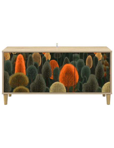 Mobile TV ZAANDAM 102 x 33 x 50 cm Sonoma Legno ingegnerizzato