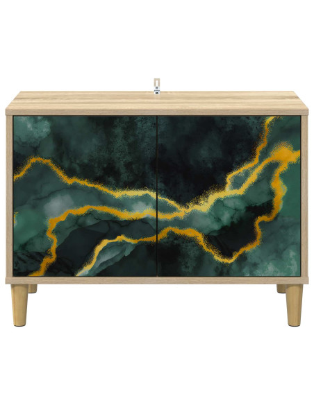 Mobile TV WIJHE 69 x 33 x 50 cm Sonoma Legno ingegnerizzato