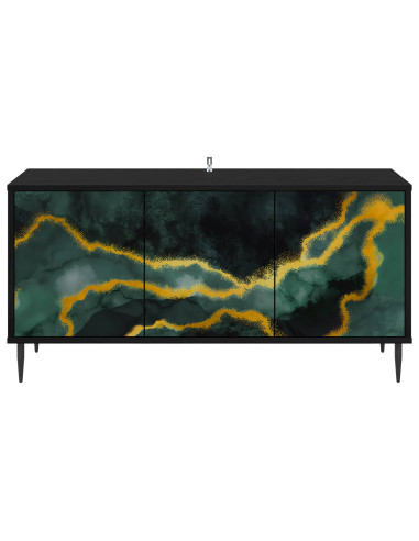 Mobile TV WIJHE 102 x 33 x 51 cm Rovere Nero