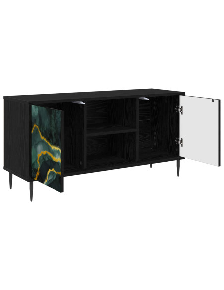 Mobile TV WIJHE 102 x 33 x 51 cm Rovere Nero