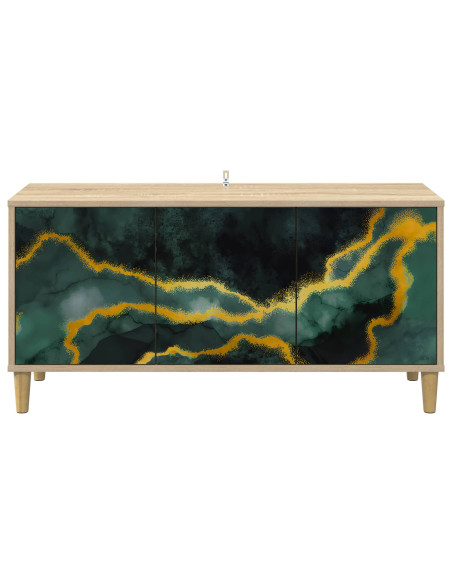 Mobile TV WIJHE 102 x 33 x 50 cm Sonoma Legno ingegnerizzato