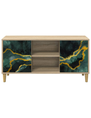 Mobile TV WIJHE 102 x 33 x 50 cm Sonoma Legno ingegnerizzato