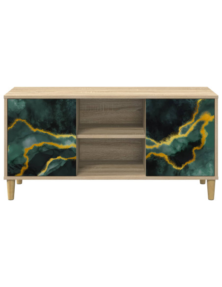 Mobile TV WIJHE 102 x 33 x 50 cm Sonoma Legno ingegnerizzato