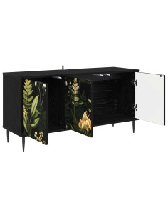 Mobile TV RHENEN 102 x 33 x 51 cm Rovere Nero 2