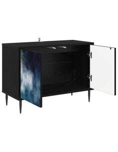Mobile TV RAALTE 69 x 33 x 50,5 cm Rovere Nero 2