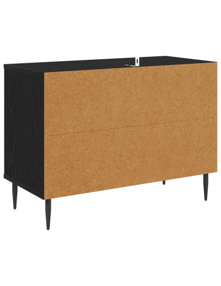 Mobile TV RAALTE 69 x 33 x 50,5 cm Rovere Nero