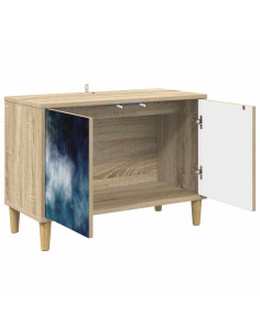 Mobile TV RAALTE 69 x 33 x 50 cm Sonoma Legno ingegnerizzato 2