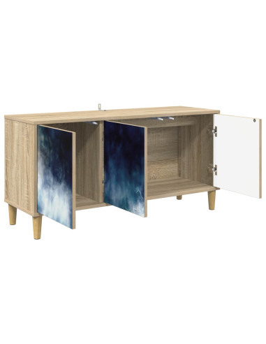 Mobile TV RAALTE 102 x 33 x 50 cm Sonoma Legno ingegnerizzato