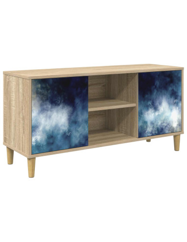 Mobile TV RAALTE 102 x 33 x 50 cm Sonoma Legno ingegnerizzato