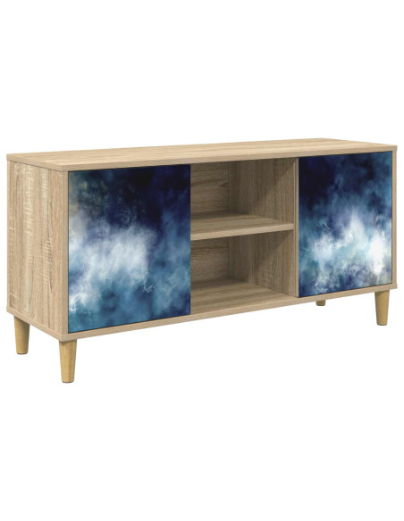 Mobile TV RAALTE 102 x 33 x 50 cm Sonoma Legno ingegnerizzato
