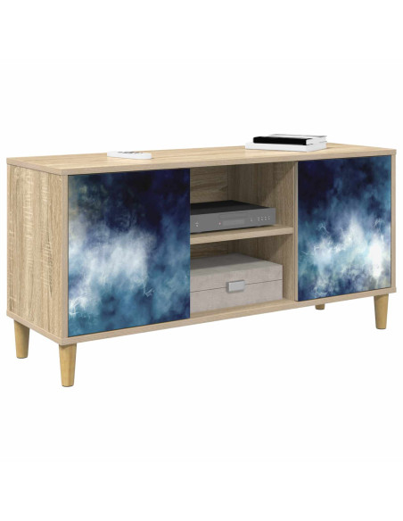 Mobile TV RAALTE 102 x 33 x 50 cm Sonoma Legno ingegnerizzato