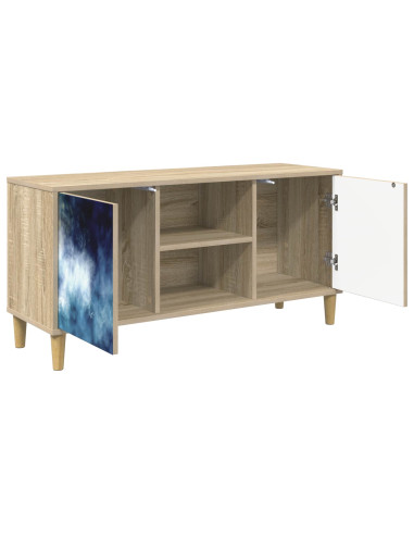 Mobile TV RAALTE 102 x 33 x 50 cm Sonoma Legno ingegnerizzato