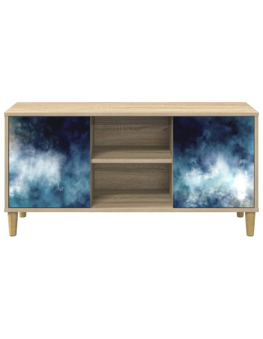 Mobile TV RAALTE 102 x 33 x 50 cm Sonoma Legno ingegnerizzato