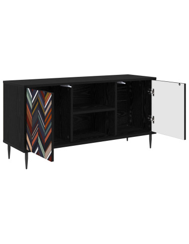 Mobile TV OMMEN 102 x 33 x 51 cm Rovere Nero