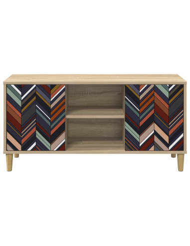 Mobile TV OMMEN 102 x 33 x 50 cm Sonoma Legno ingegnerizzato