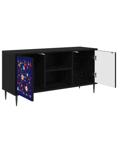 Mobile TV MAINZ 102 x 33 x 51 cm Rovere Nero
