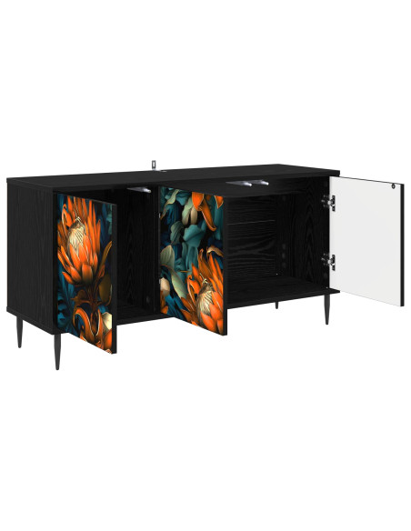Mobile TV LOCHEM 102 x 33 x 51 cm Rovere Nero